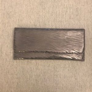 Silver Zebra Print clutch